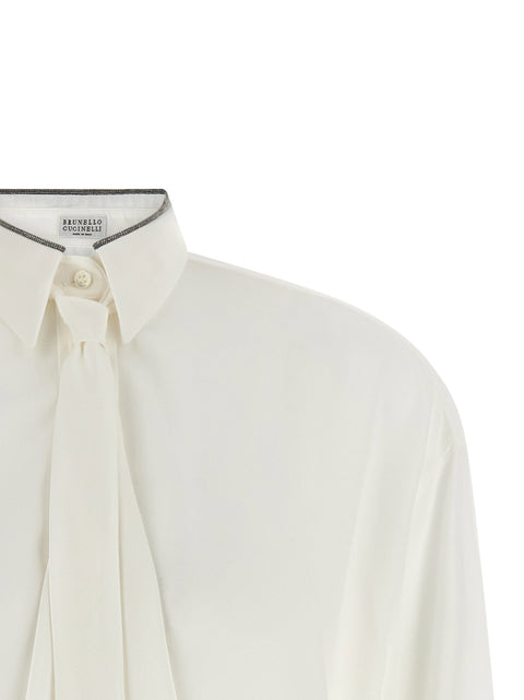 Brunello Cucinelli Shiny Collar Shirt