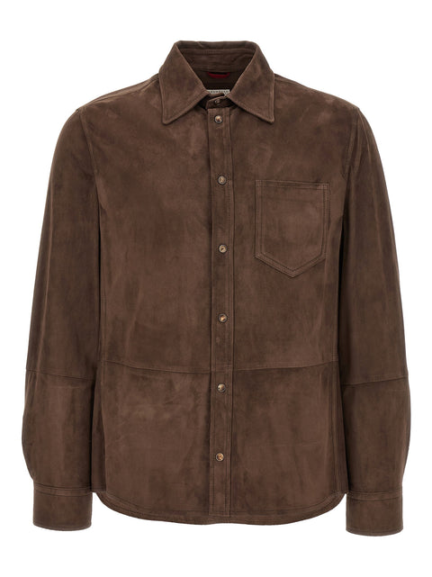 Brunello Cucinelli Suede Overshirt