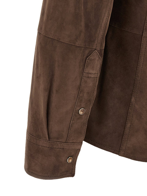 Brunello Cucinelli Suede Overshirt