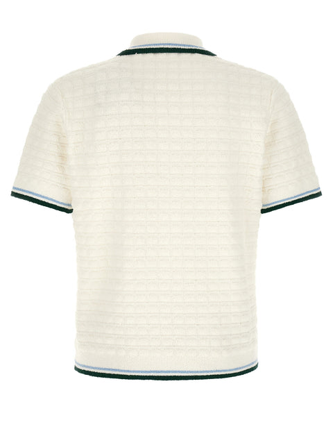 Casablanca Bouclé Polo Shirt