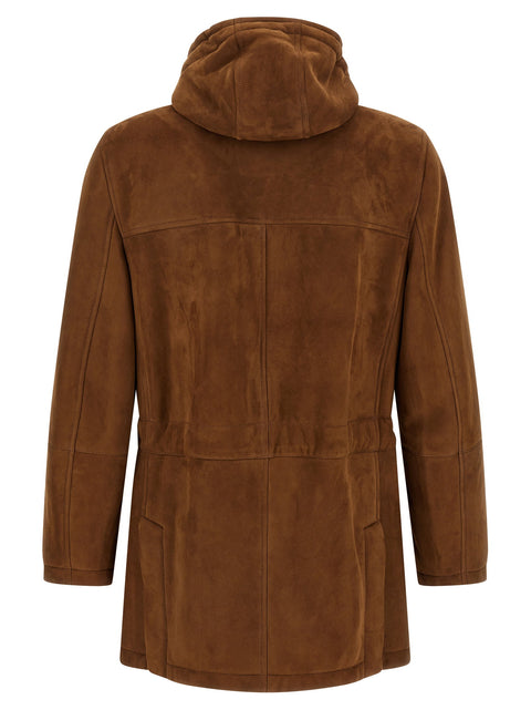 Brunello Cucinelli Suede Parka