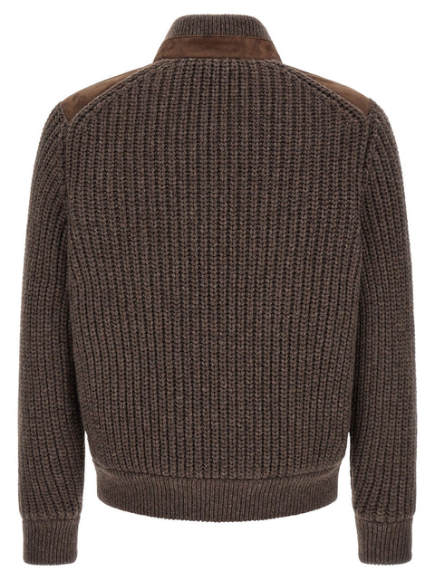 Brunello Cucinelli Suede Insert Jacket