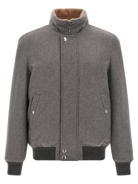 Brunello Cucinelli Cashmere And Vicuna Jacket
