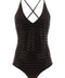 Brunello Cucinelli Dazzling Stripes One-piece Swimsuit