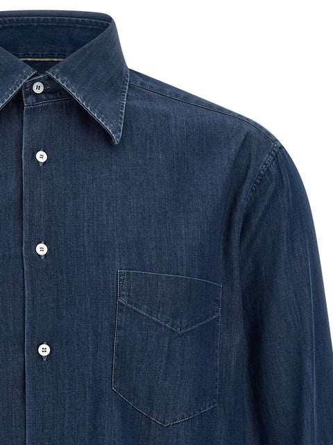 Brunello Cucinelli Lightweight Denim Shirt