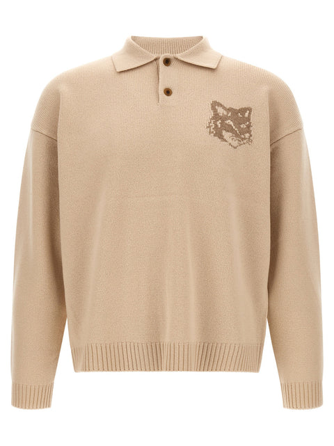 Maison Kitsuné Fox Head Intarsia Sweater