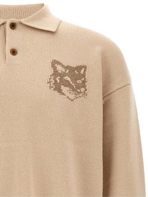 Maison Kitsuné Fox Head Intarsia Sweater