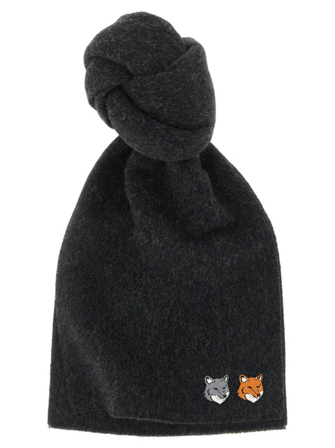 Maison Kitsuné Double Fox Head Scarf