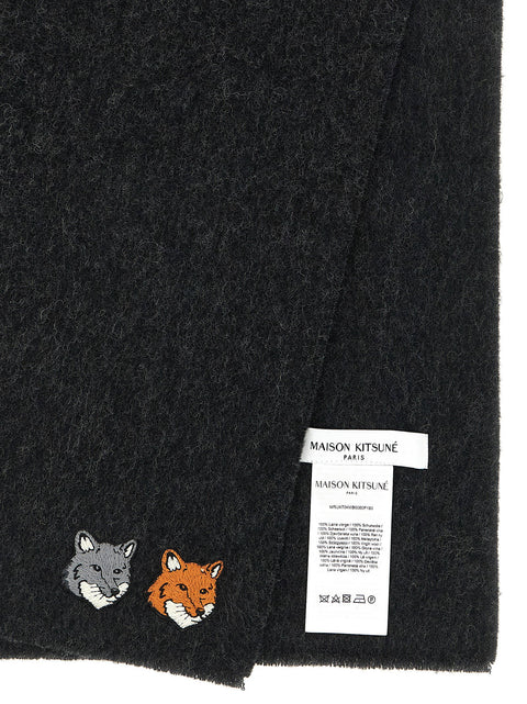Maison Kitsuné Double Fox Head Scarf