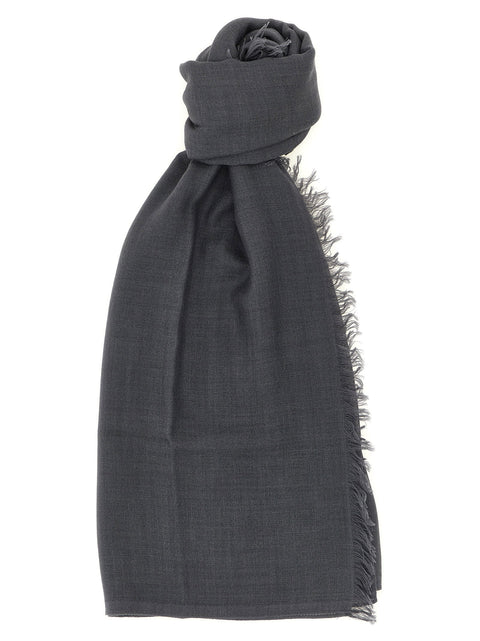 Brunello Cucinelli Stole With Fringed Profiles
