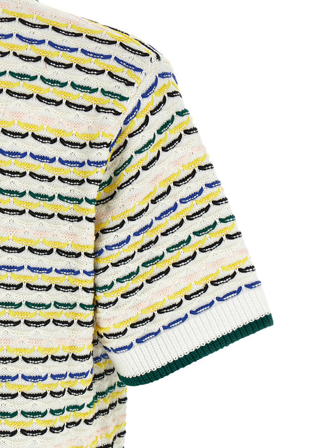 Casablanca Tuck Stitch Short Sleeve Shirt