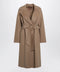 Max Mara Studio Camel belted coat in wool blend