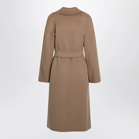Max Mara Studio Camel belted coat in wool blend