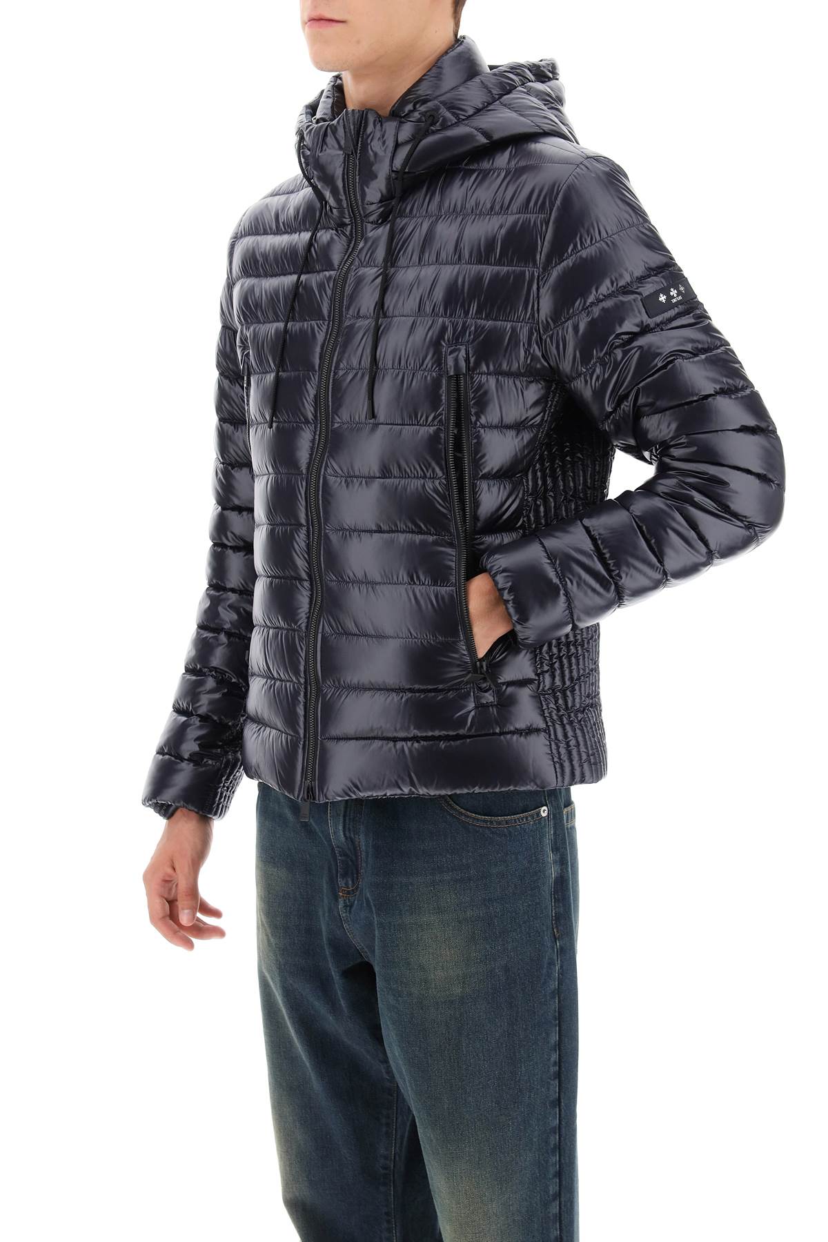 Blue Tatras Agolono Light Hooded Puffer Jacket-Tatras-Blue-1-Urbanheer