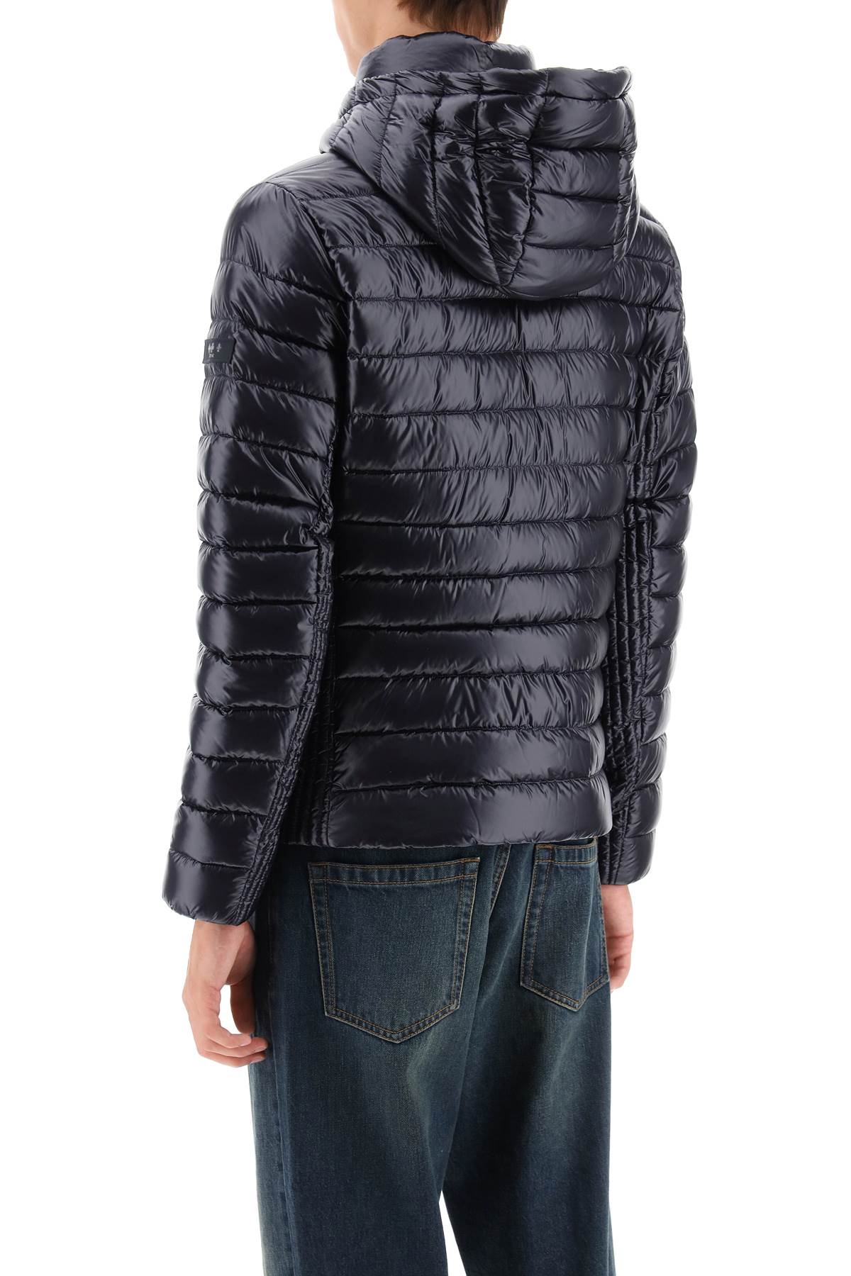 Blue Tatras Agolono Light Hooded Puffer Jacket-Tatras-Blue-1-Urbanheer