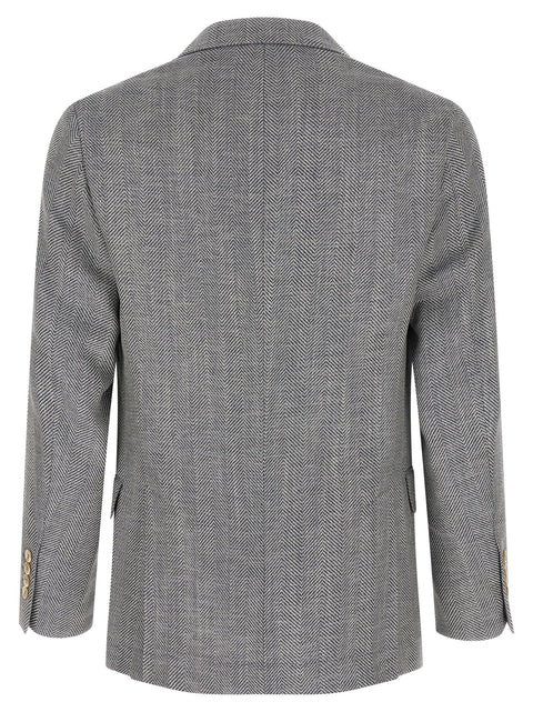 Brunello Cucinelli Deconstructed Single-breasted Blazer