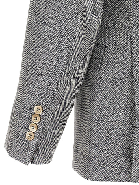 Brunello Cucinelli Deconstructed Single-breasted Blazer