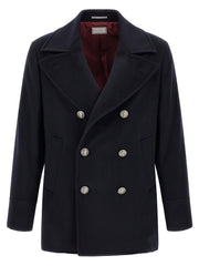 Brunello Cucinelli Peacoat Coat