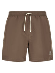 Brunello Cucinelli Logo Embroidery Swimsuit