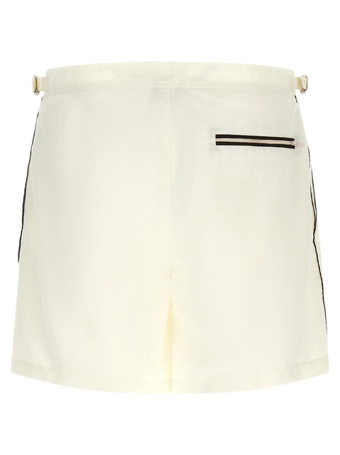 Brunello Cucinelli Logo Embroidery Swimsuit