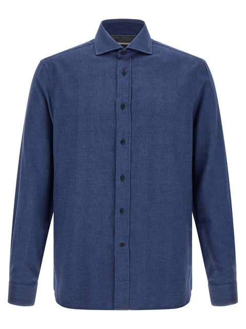 Brunello Cucinelli Herringbone Shirt