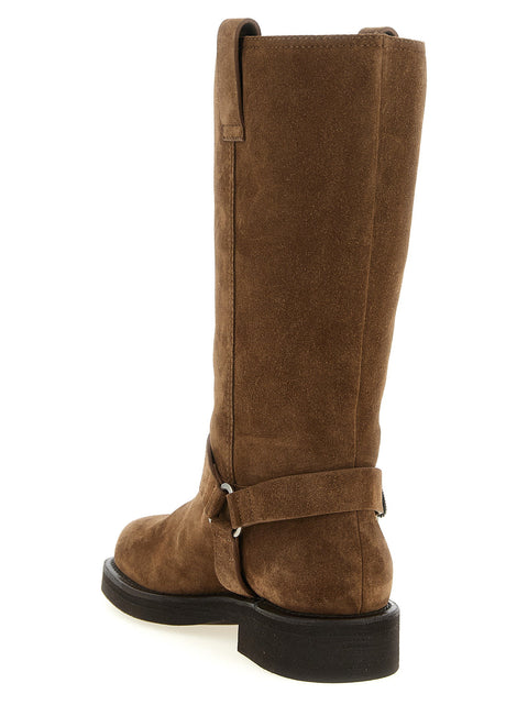 Brunello Cucinelli Monile Suede Boots