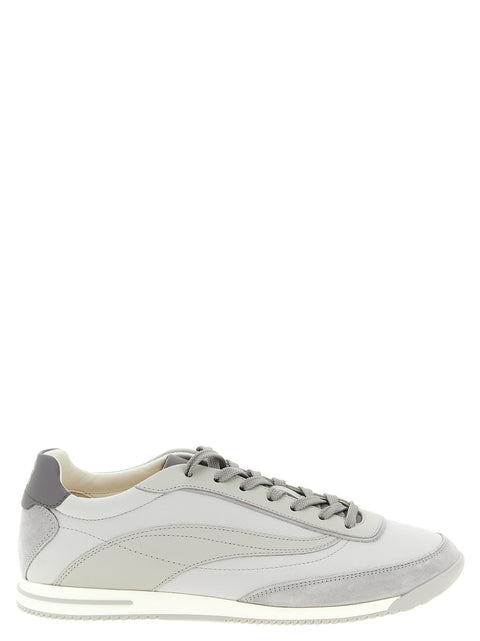 Brunello Cucinelli Techno And Nubuck Fabric Sneakers