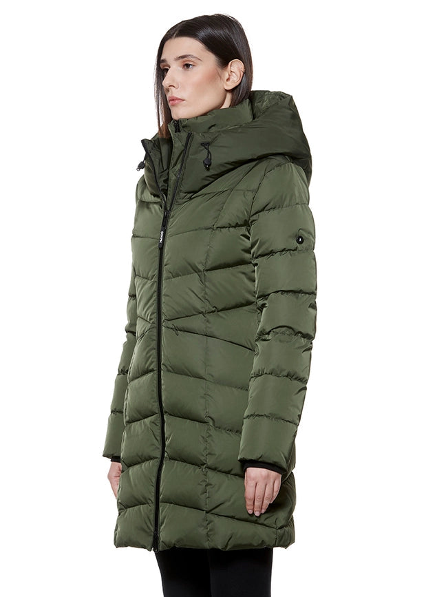 Macha Stylish Puffer Khaki-Coat-Ookpik-XS-Urbanheer