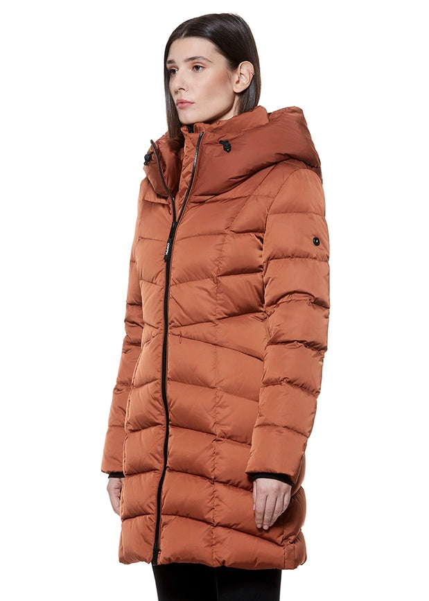 Macha Stylish Puffer Rootbeer-Coat-Ookpik-XS-Urbanheer