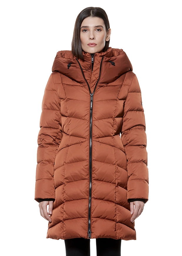 Macha Stylish Puffer Rootbeer-Coat-Ookpik-XS-Urbanheer