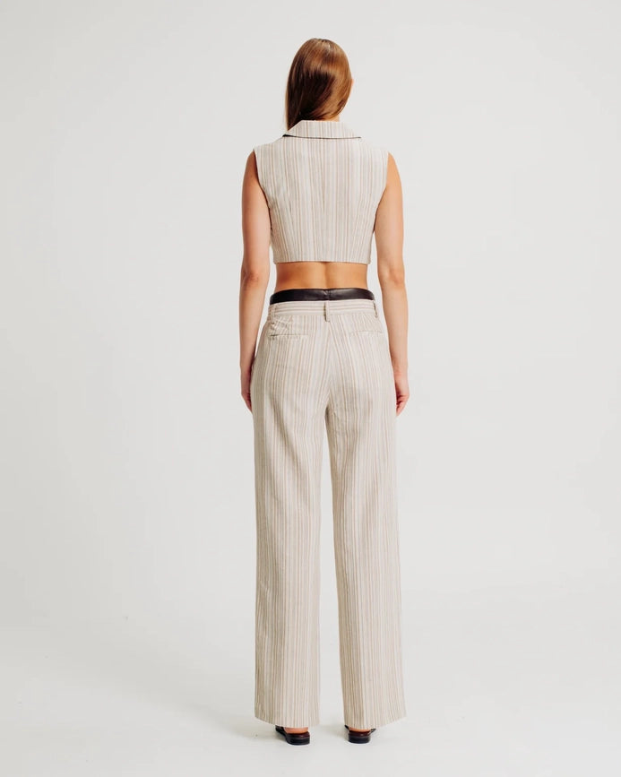 Madeline Vest-Vest-Torn By Ronny Kobo-XS-Beige-Urbanheer