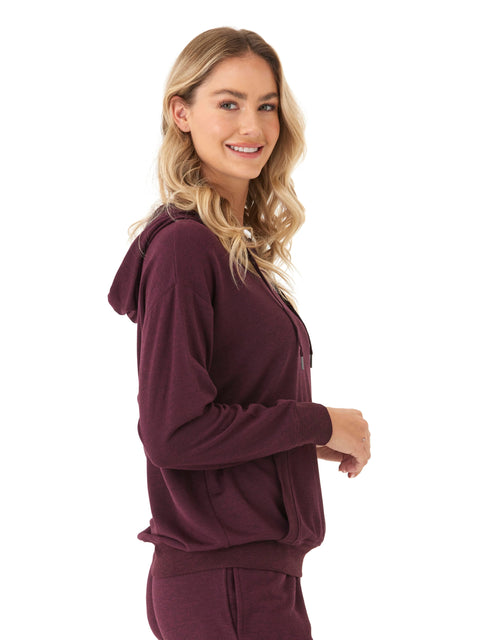 Madge Feather Fleece Pullover Hoodie