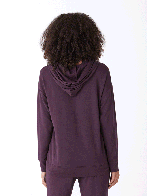 Madge Feather Fleece Pullover Hoodie