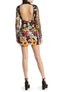 Maeva Floral Printed Long Sleeve Mini Dress Black-Dress-Amy Lynn-S-Black-Urbanheer