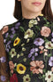 Maeva Floral Printed Long Sleeve Mini Dress Black-Dress-Amy Lynn-S-Black-Urbanheer