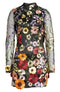 Maeva Floral Printed Long Sleeve Mini Dress Black-Dress-Amy Lynn-S-Black-Urbanheer