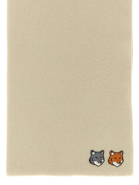 Maison Kitsuné Double Fox Head Scarf
