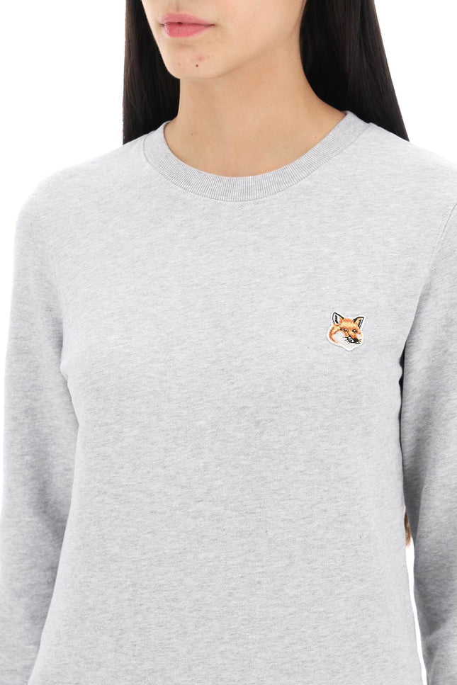 Maison kitsune fox head regular fit sweatshirt-women > clothing > tops > sweatshirts-Maison Kitsune-Urbanheer