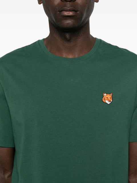 Maison Kitsuné Fox motif round neck short sleeves