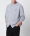 Maison Kitsuné Grey mélange Fox Head wool cardigan