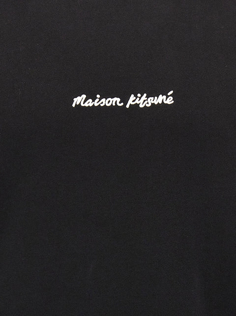Maison Kitsuné Logo Embroidery Sweatshirt
