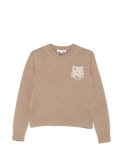 Maison Kitsuné MAISON KITSUNE' Sweaters BEIGE