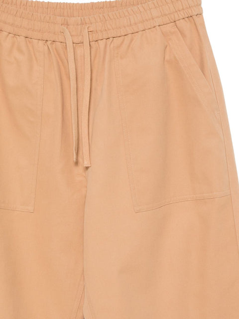Maison Kitsuné Maison KitsunÃ© Cotton Drawstring Trousers