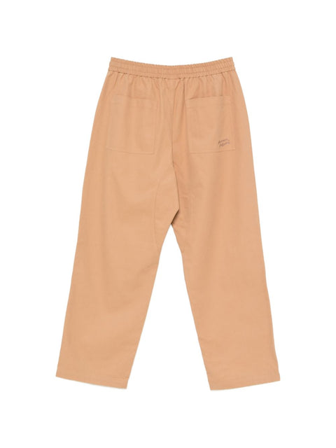 Maison Kitsuné Maison KitsunÃ© Cotton Drawstring Trousers
