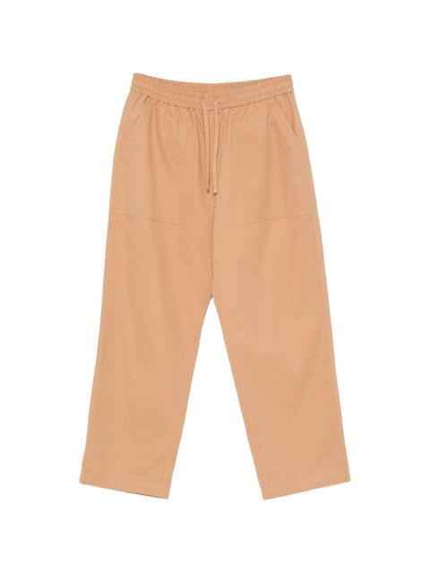 Maison Kitsuné Maison KitsunÃ© Cotton Drawstring Trousers