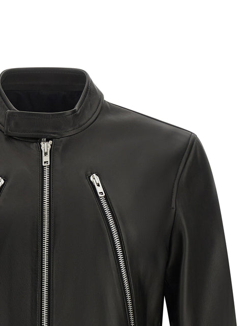 Maison Margiela 5-zip Leather Jacket