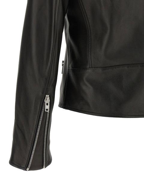 Maison Margiela 5-zip Leather Jacket