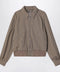 Maison Margiela Beige virgin wool zip-up jacket