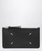 Maison Margiela Black Four Stitches Zip Cardholder