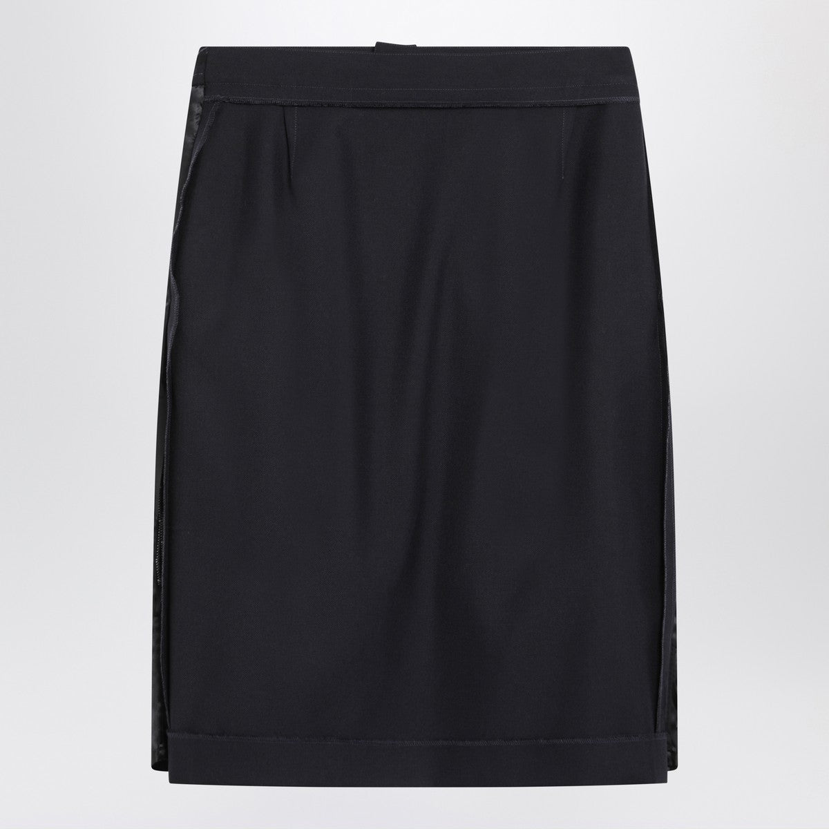 Maison Margiela Blue skirt with satin side panels